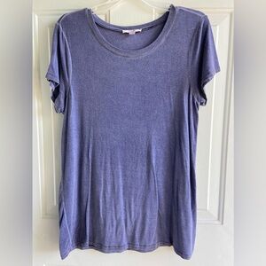 Cable & Gauge Short Sleeve Tee in Deep Blue